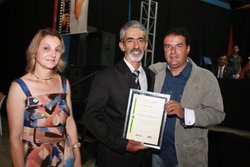 Diploma de Honra ao Mérito concedida pelo ver Gilberto Marcolino da Silva ao Sr. Francisco de Souza 
