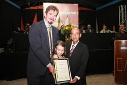 Diploma de Honra ao Mérito concedida pelo ver Luciano Francino Rabelo ao Sr. Selmo de Oliveira Santo